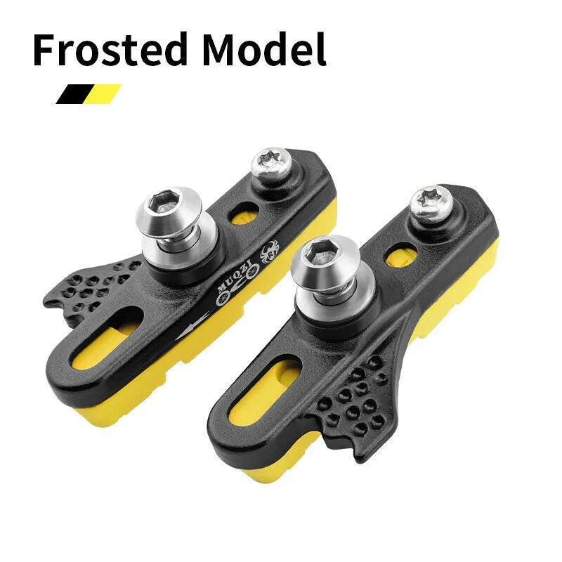 MUQZI Bike Brake Pads For Alloy Rims Ultra light Rubber Brake Shoes MTB Road Bicycle Brake Block Cycling Accessories