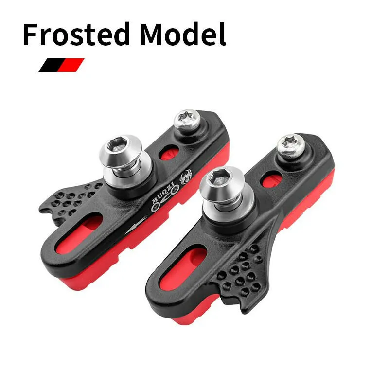 MUQZI Bike Brake Pads For Alloy Rims Ultra light Rubber Brake Shoes MTB Road Bicycle Brake Block Cycling Accessories