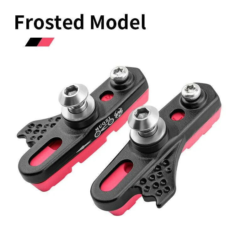 MUQZI Bike Brake Pads For Alloy Rims Ultra light Rubber Brake Shoes MTB Road Bicycle Brake Block Cycling Accessories