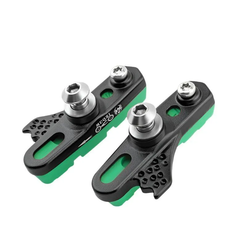 MUQZI Bike Brake Pads For Alloy Rims Ultra light Rubber Brake Shoes MTB Road Bicycle Brake Block Cycling Accessories