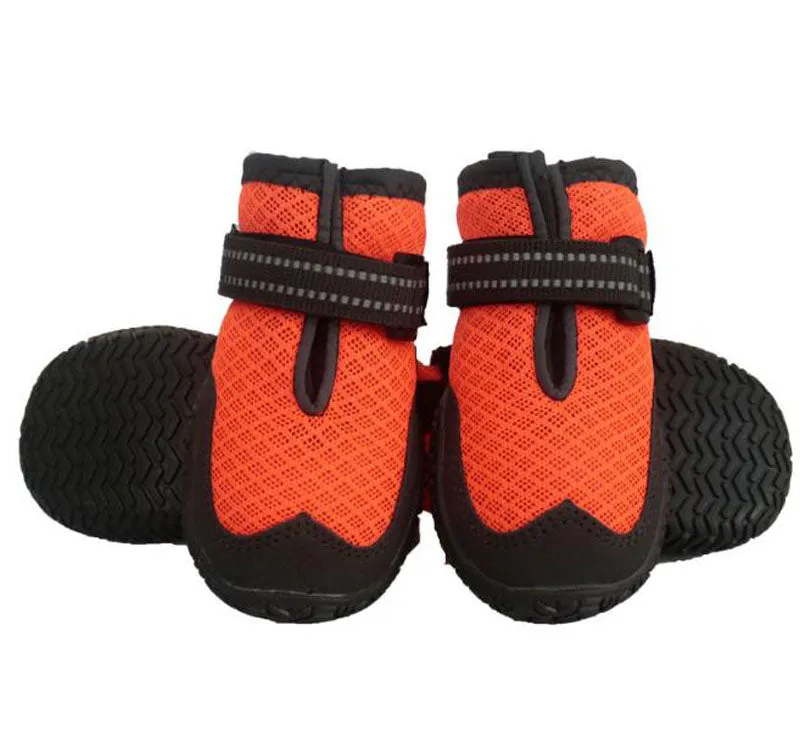 New small, medium and large dogs outdoor mountaineering wear-resistant waterproof pet shoes