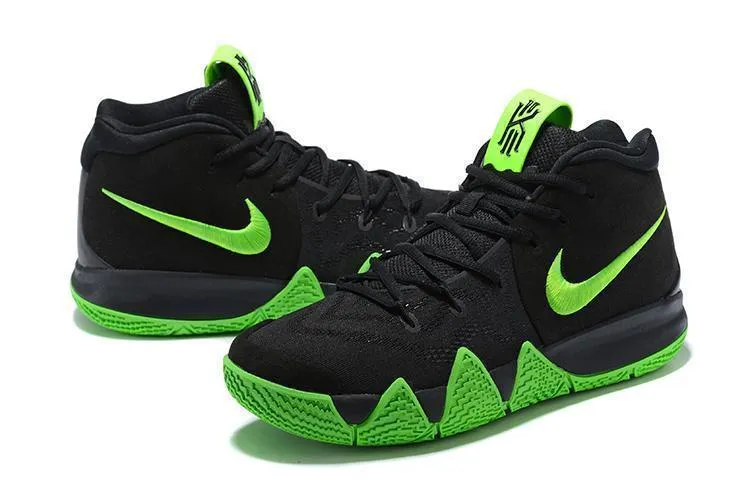 Nike Kyrie 4 "Halloween" Black Green Men Basketball Shoes !!! CYBER MONDAY SALE !!!