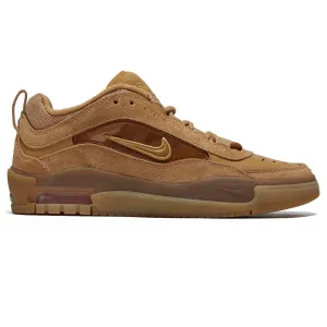 Nike SB Air Max Ishod Shoes - Flax/Wheat/Flax/Safety Orange