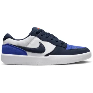 Nike SB Force 58 Shoes - Obsidian /Obsidian - White - Hyper Royal