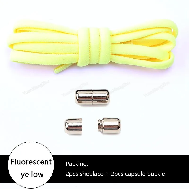 No tie Shoe laces Elastic laces Sneakers Round Shoelaces without ties Quick Shoelace for Shoes Kids Adult One Size fits All shoe