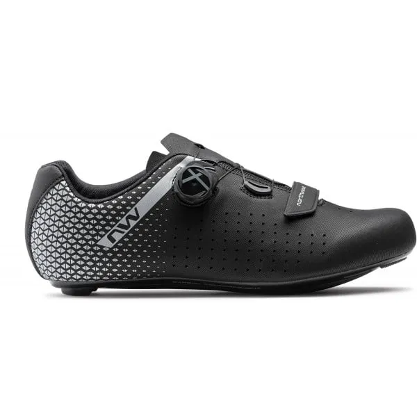 Northwave Core Plus 2 Road Cycling Shoes - Black/Silver