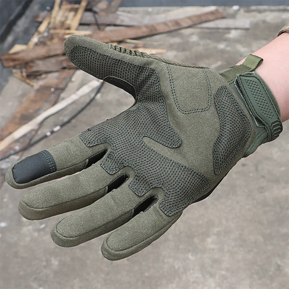 Outdoor Anti-slip Mountaineering Climbing Touchscreen Riding Tactical Gloves