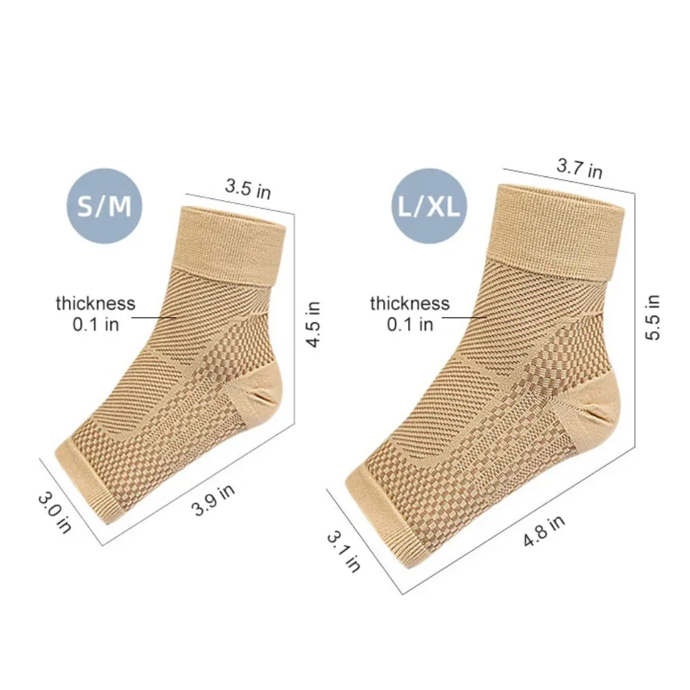 Protective Elastic Shock Absorbing Socks Mountaineering Basketball Ankle Protection Sports Compression Sox