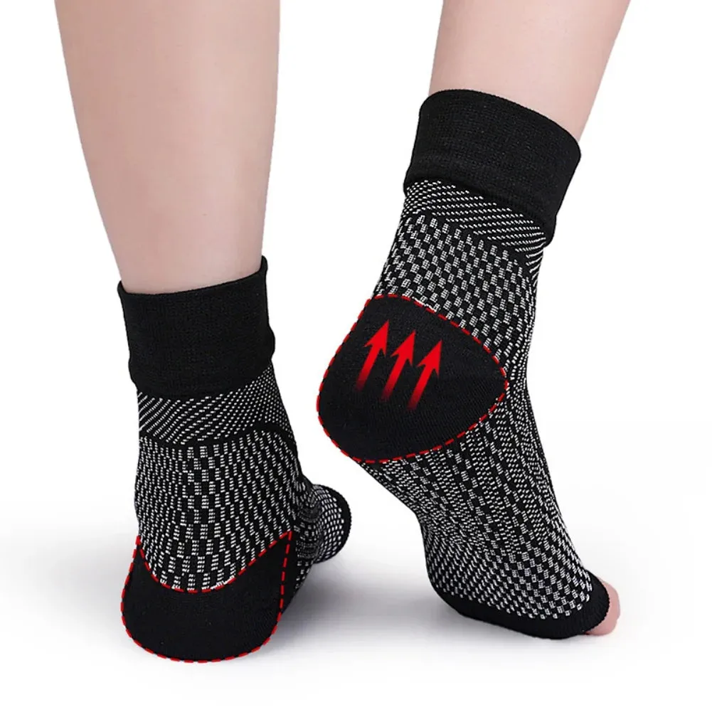 Protective Elastic Shock Absorbing Socks Mountaineering Basketball Ankle Protection Sports Compression Sox