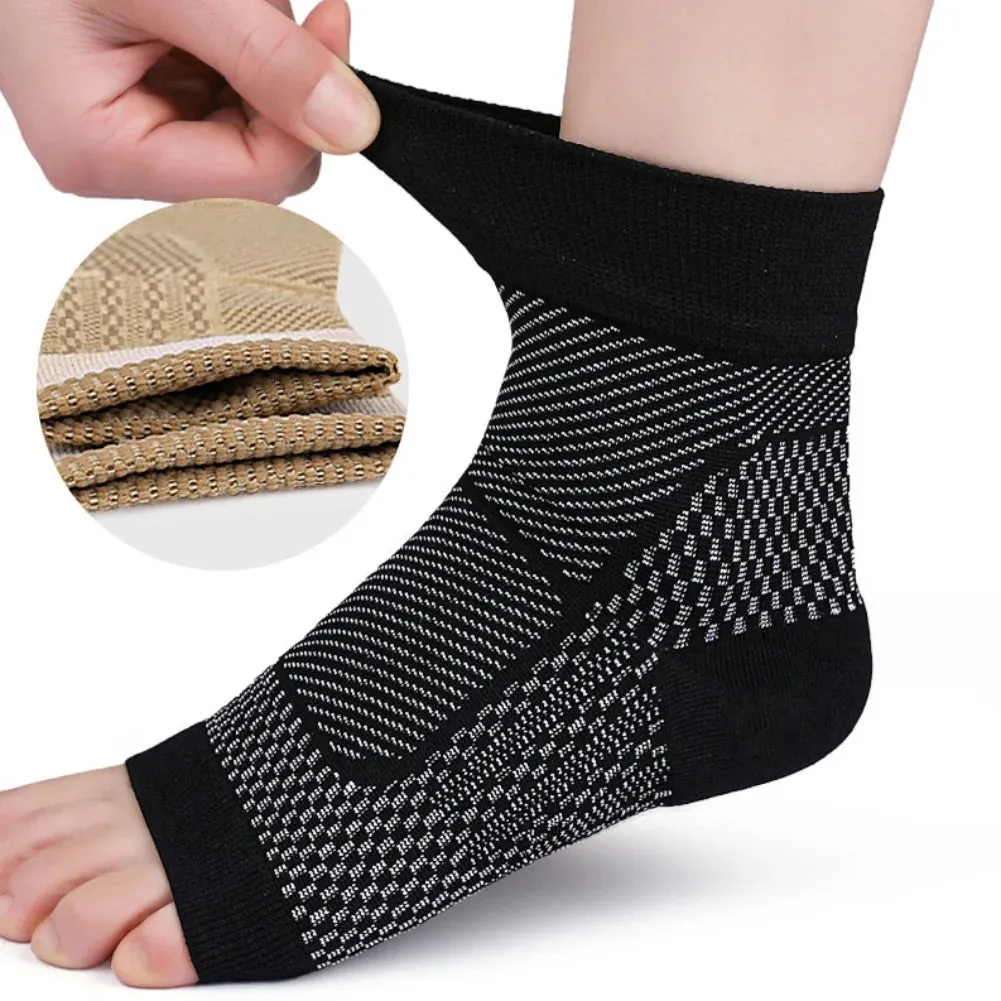 Protective Elastic Shock Absorbing Socks Mountaineering Basketball Ankle Protection Sports Compression Sox