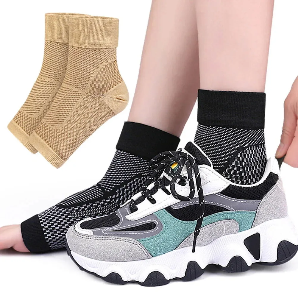 Protective Elastic Shock Absorbing Socks Mountaineering Basketball Ankle Protection Sports Compression Sox