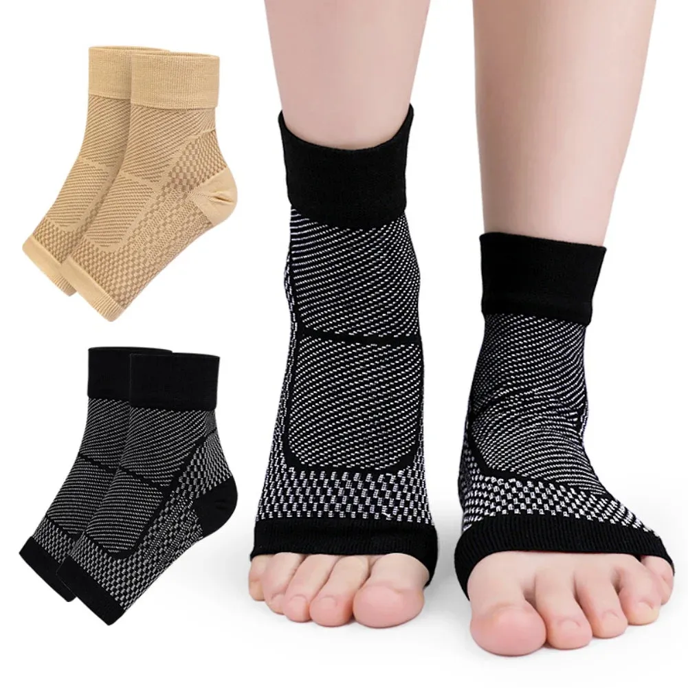 Protective Elastic Shock Absorbing Socks Mountaineering Basketball Ankle Protection Sports Compression Sox