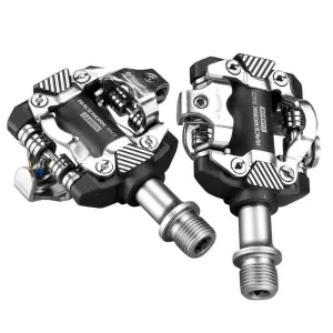 RACEWORK MTB Bike Pedals Mountain Bicycle Sealed Bearing Clipless Pedals Lightweight Dual Platform SPD Pedal 9/16 Inch for MTB Mountain Bike Road Bike