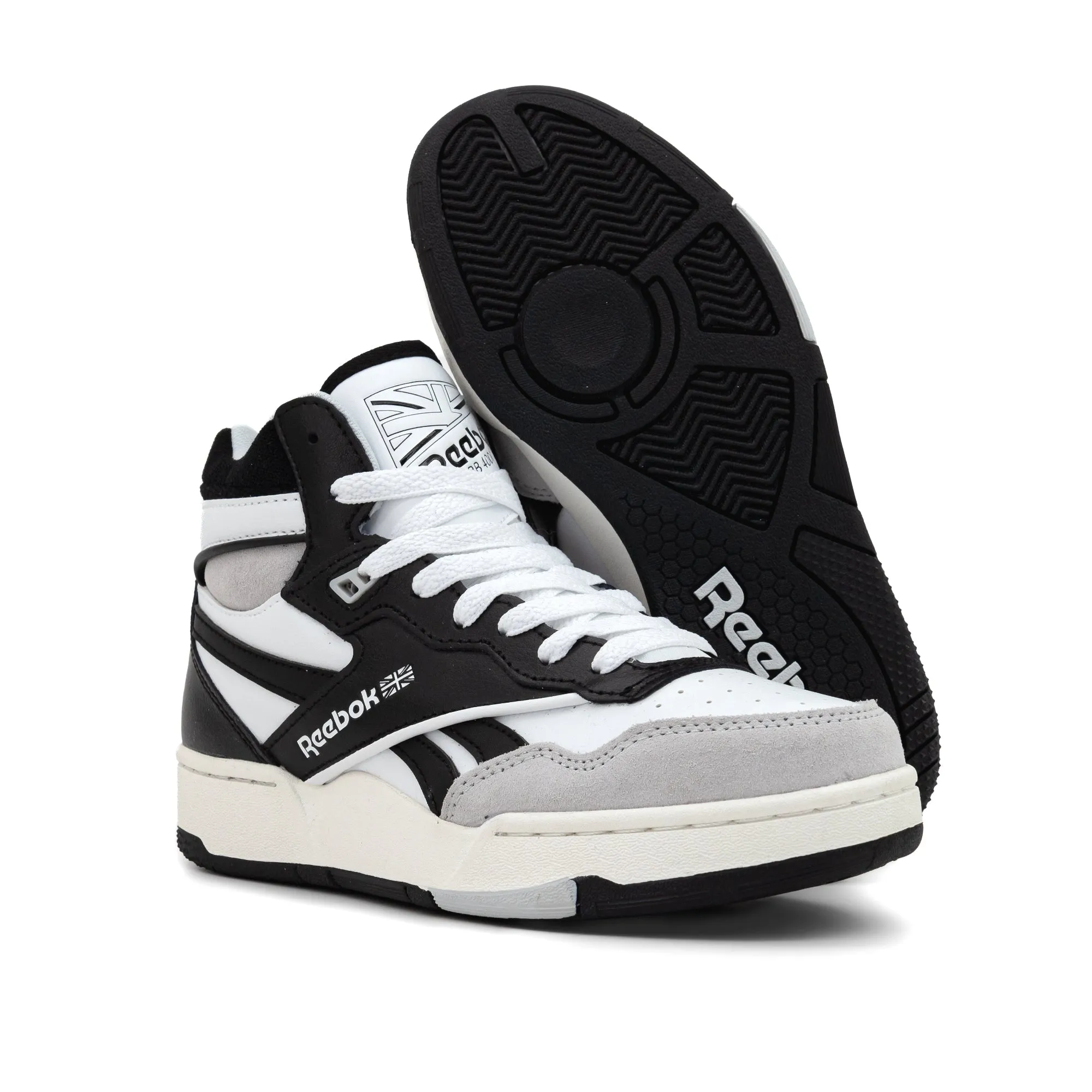 Reebok GS BB 4000 II White/Black/Pure Grey 2