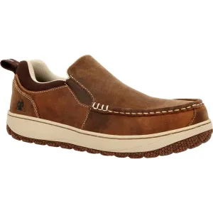 Rocky Dry-Strike SRX Men's Composite Toe Work Shoe Rkk0464 In Brown