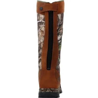 Rocky Men's Lynx Snake 16" WP Zipper Pull On Hunt Boot Mossy Oak - RKS0617