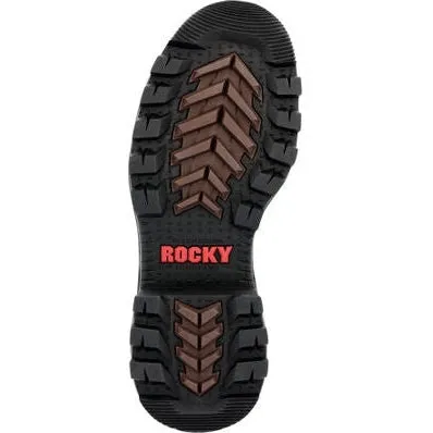 Rocky Men's Rams Horn Logger 9" WP Comp Toe Work Boot Brown RKK0397