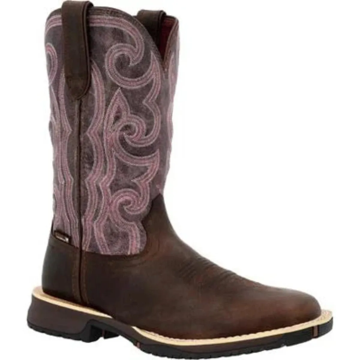 Rocky Rosemary Women's 11” Waterproof Soft Toe Western Boots Rkw0422 In Brown