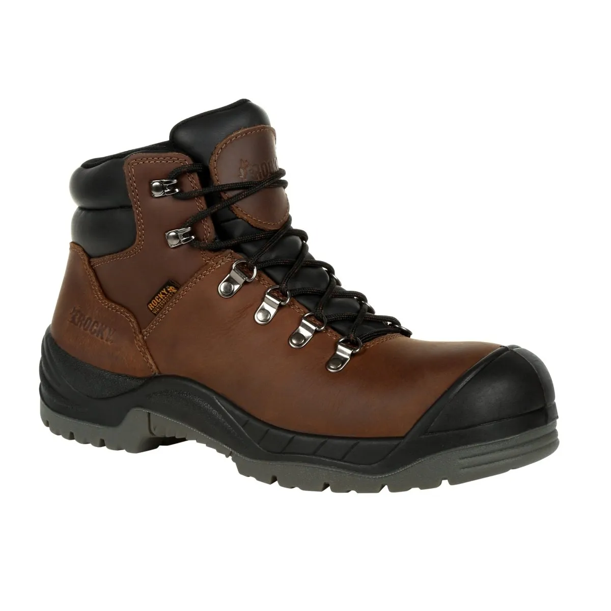 Rocky Worksmart Women's Composite Toe Waterproof Work Boots Rkk0265 In Brown