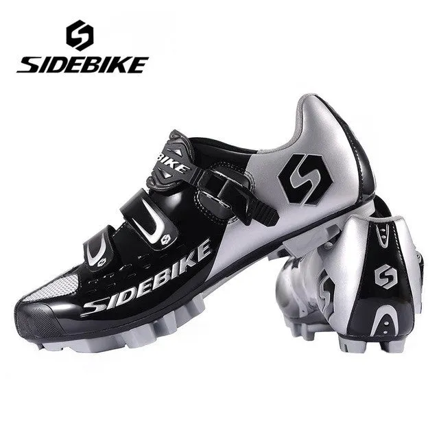 SIDEBIKE Men Women Breathable Athletic Cycling Shoes Bicycle MTB Cycling Shoes Mountain Bike Self-Locking Racing Shoes, Green