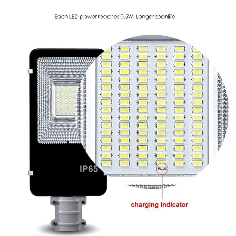 Solar Street light w/Remote 200w 23,240 Lumen Mounting Arm/and Hardware Included