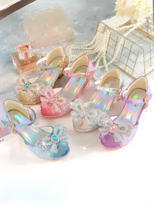 Sparkle & Shine Bow Kids Sandals By Liv and Mia