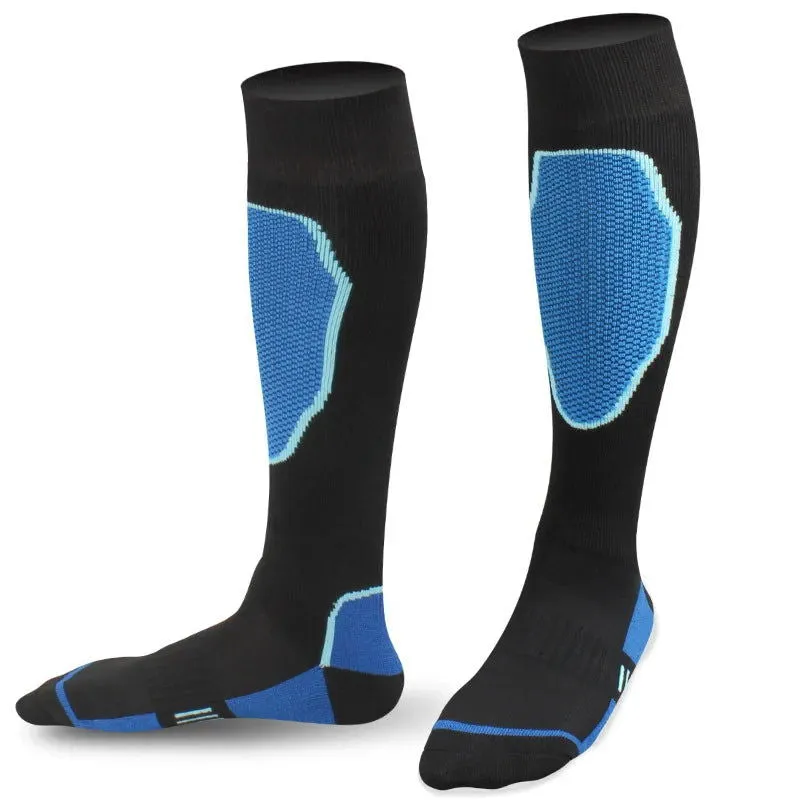 Sport Ski Socks for Men & Women Athletic Fitness Outdoor Hiking Mountaineering Roller Skate Thick Breathable Compression Socks