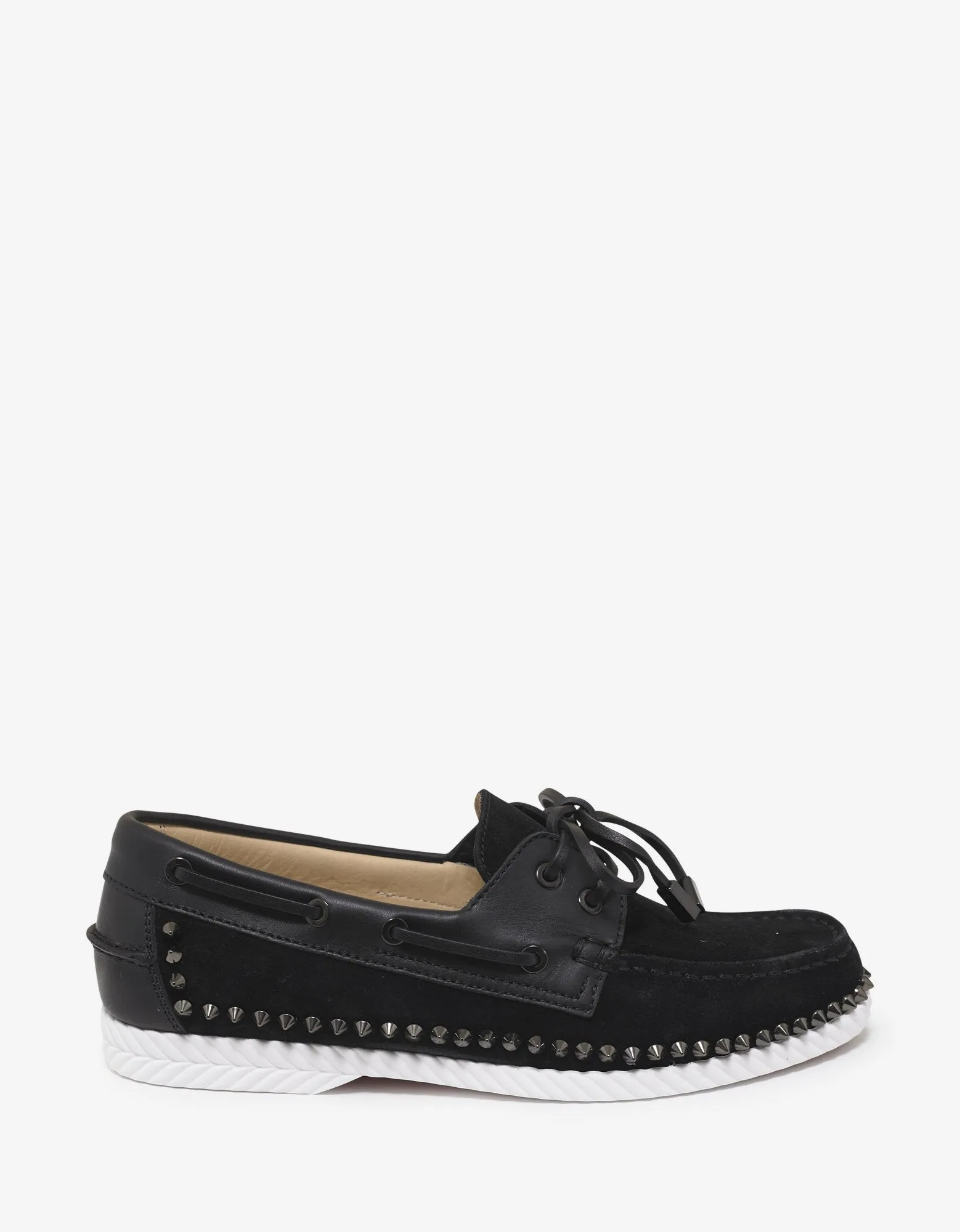 Steckel Flat Crosta Wax Boat Shoes