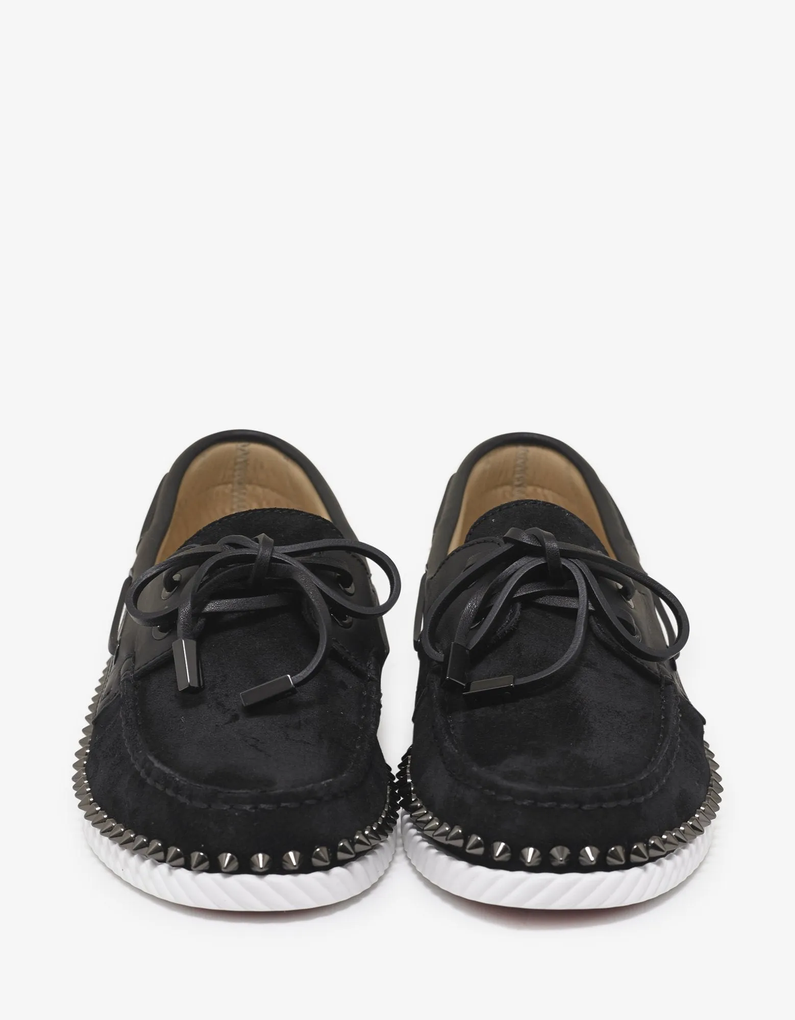 Steckel Flat Crosta Wax Boat Shoes