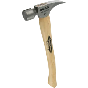 Stiletto TI14MC Titan 14oz Titanium Framing Hammer Milled/Curved 16" Hickory