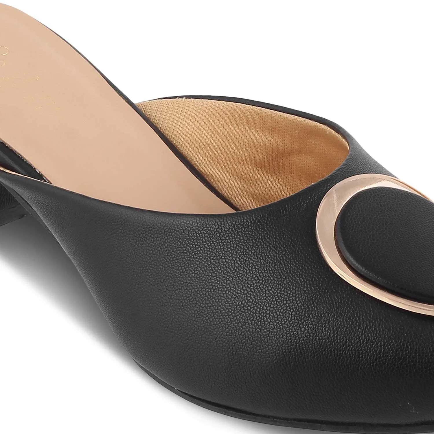 The Jelew Black Women's Dress Mule Sandals Tresmode