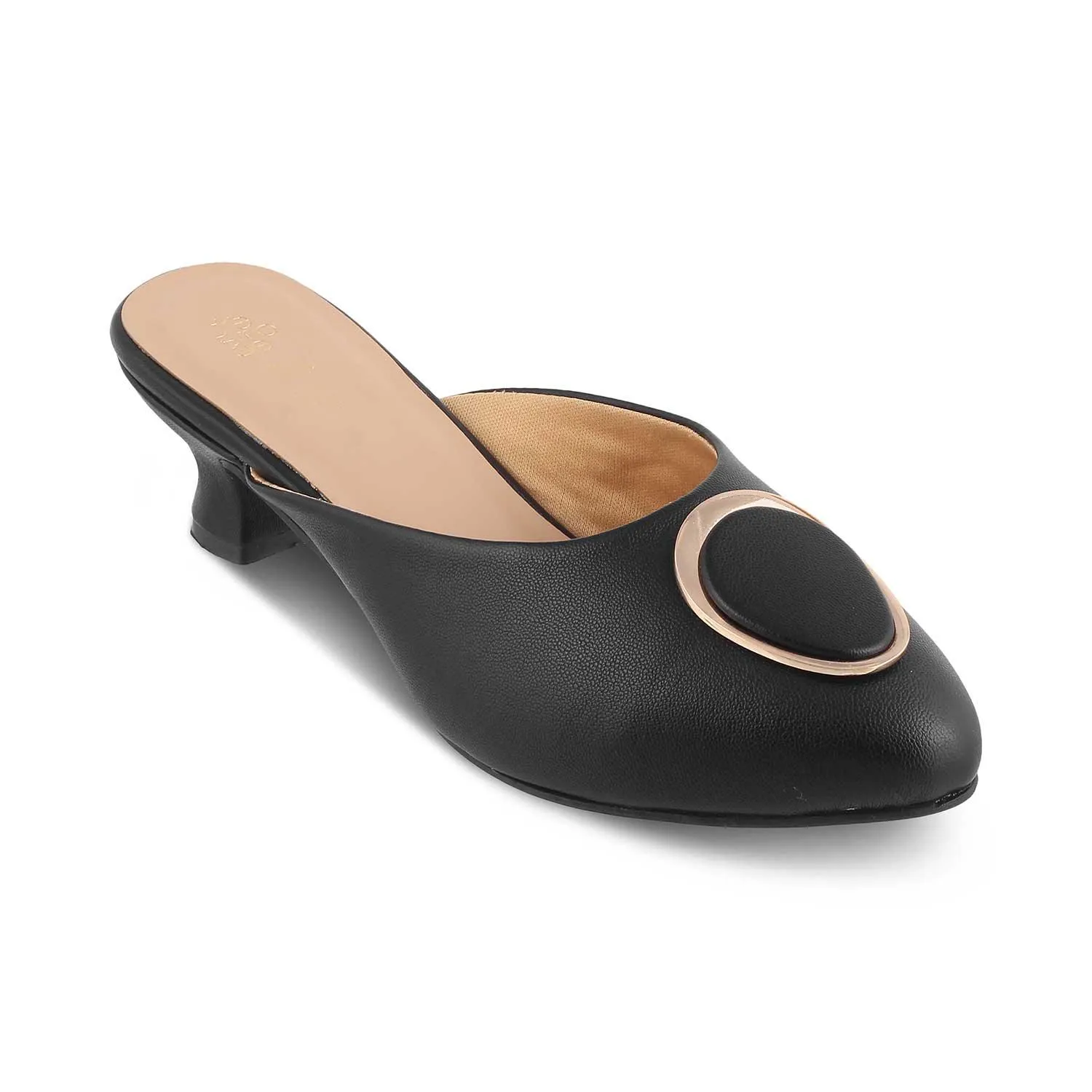 The Jelew Black Women's Dress Mule Sandals Tresmode