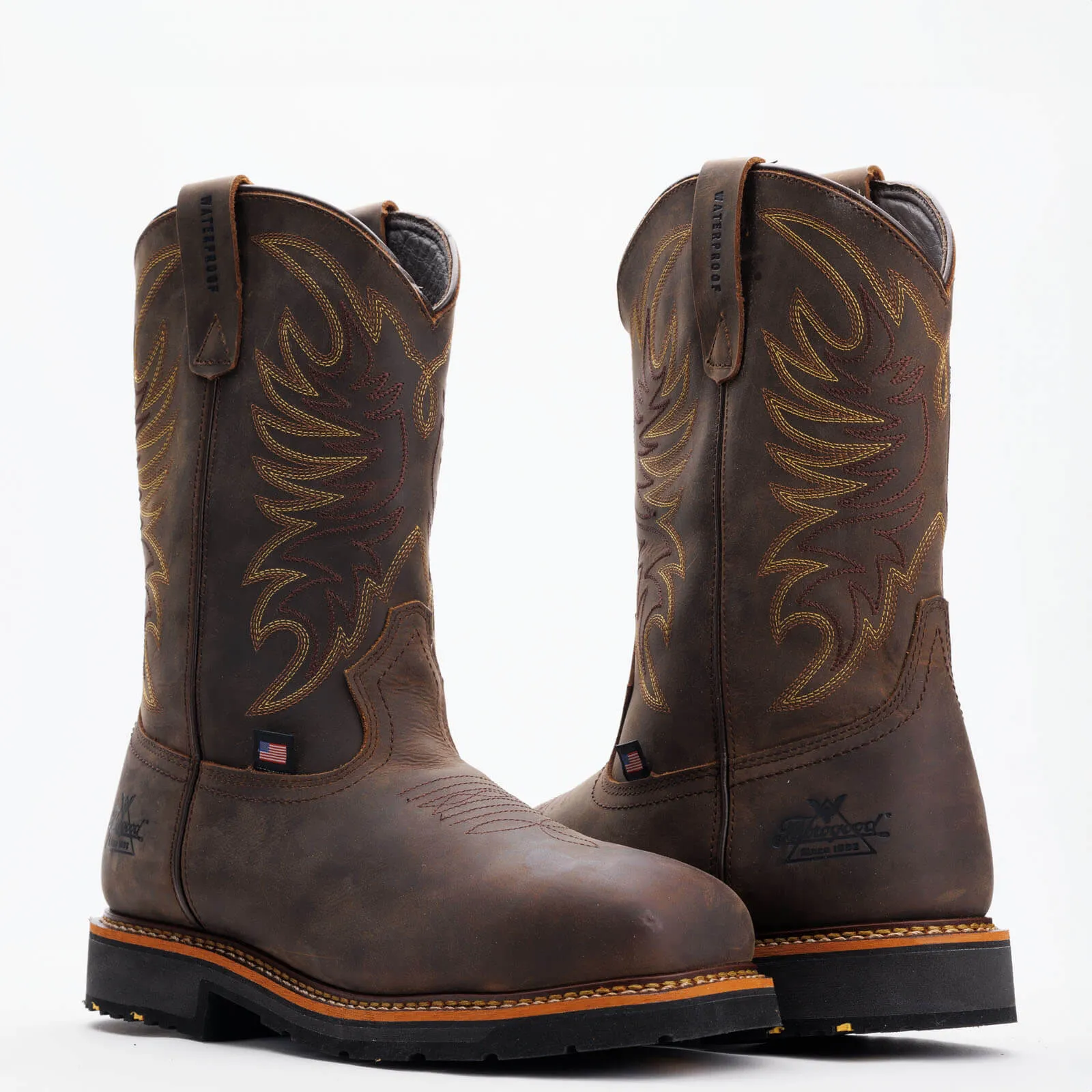 Thorogood Western Work – Waterproof Crazy Horse – 11″ Safety Toe 804-4337