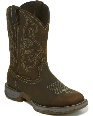 Tony Lama Men's Brown Junction Waterproof Boots - Square Toe RR3353