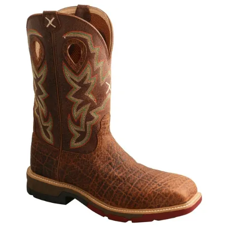 Twisted X Men's Nano Composite Toe Tan Western Work Boots MXBN001