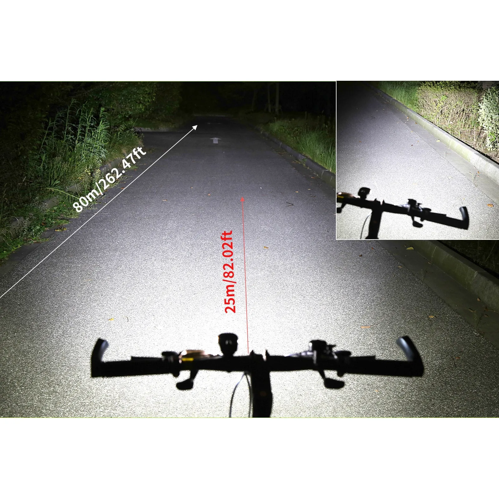 USB Rechargeable Intelligent induction bicycle lamp Front Light 400LM Cycling Handlebar Flashlight