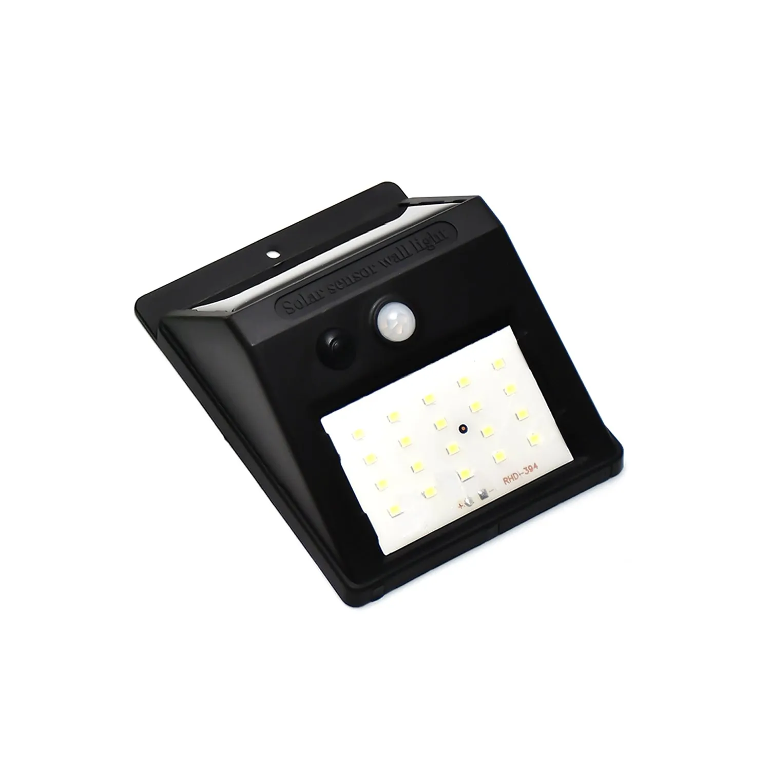 White Solar Wireless Security Motion Sensor LED Night Light for Home Outdoor / Garden Wall.