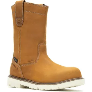 Wolverine Men's Revival 10" Comp Toe WP Wellington Work Boot- Wheat- W241070