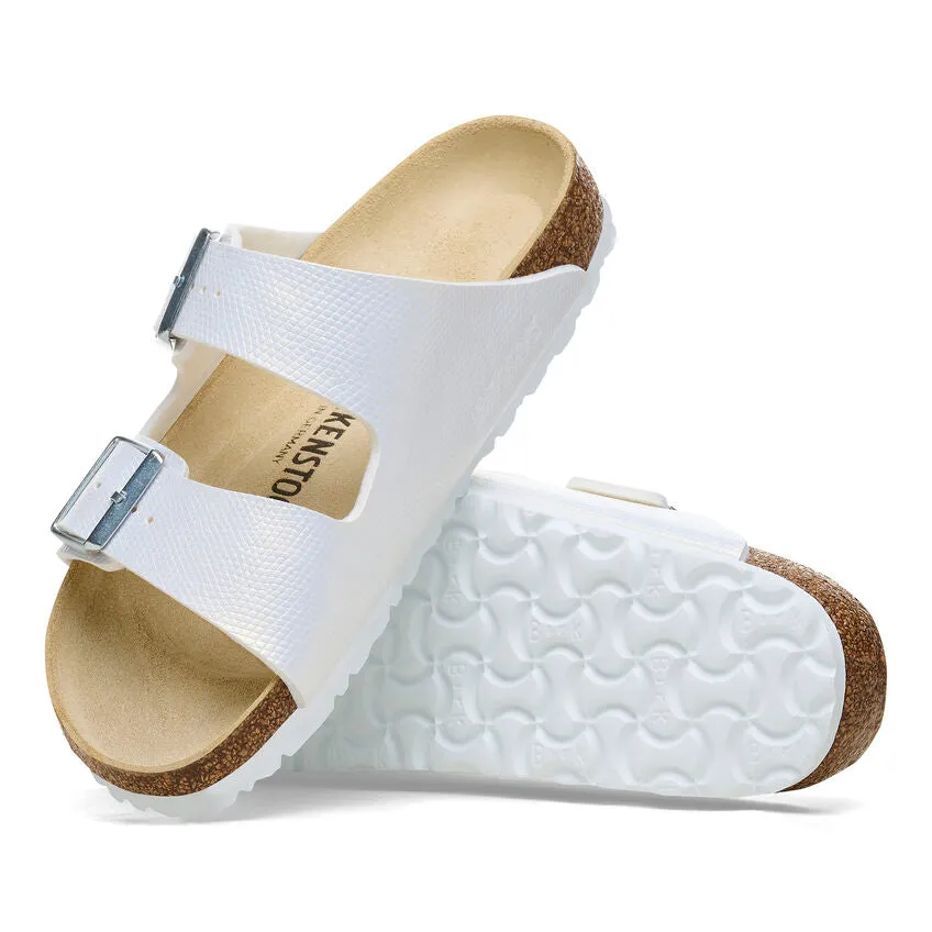 Women's Arizona Sandal By Birkenstock- White