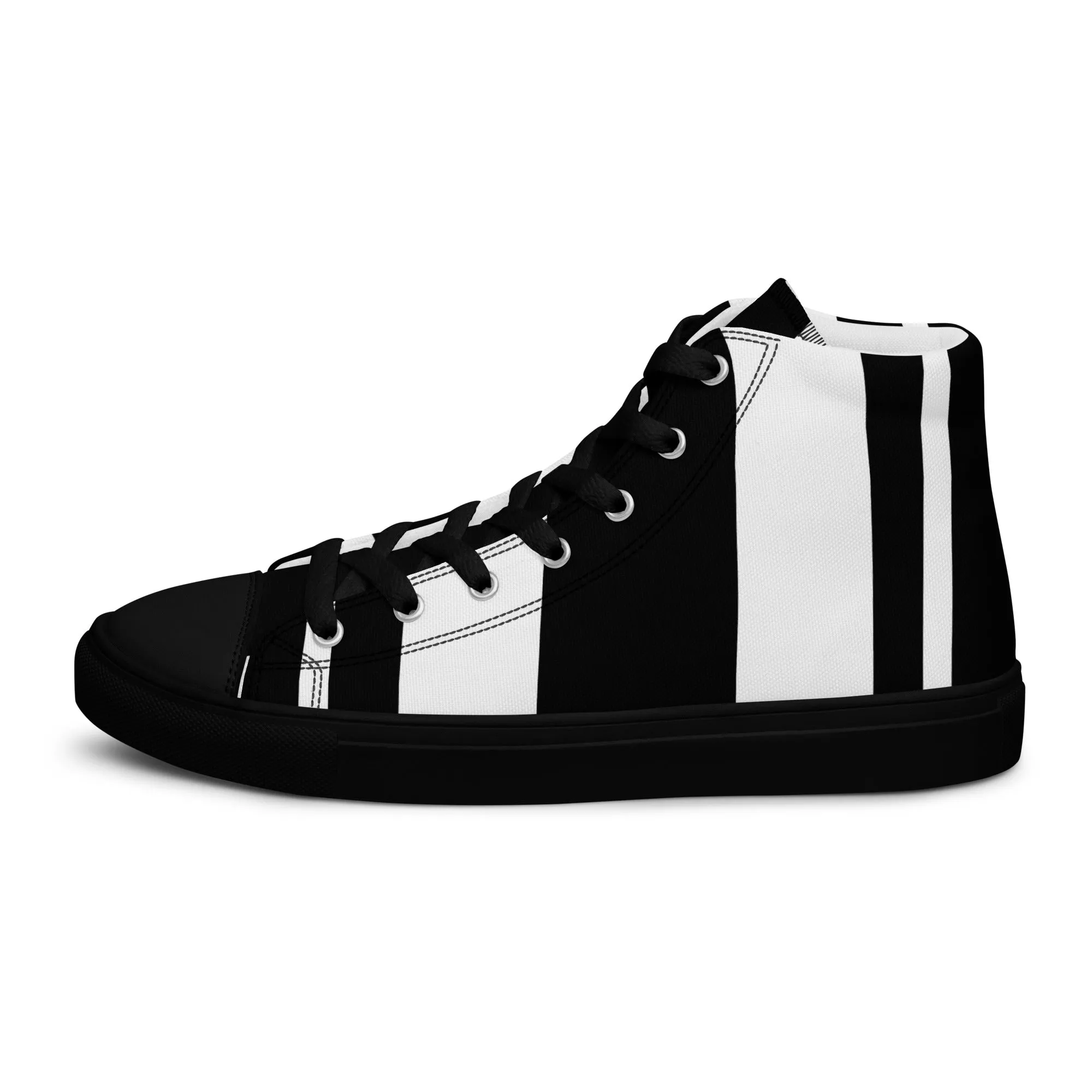 Women’s High Top Canvas Shoes Athletic Trainers Streetwear Apparel Ascension High Fashion Omega