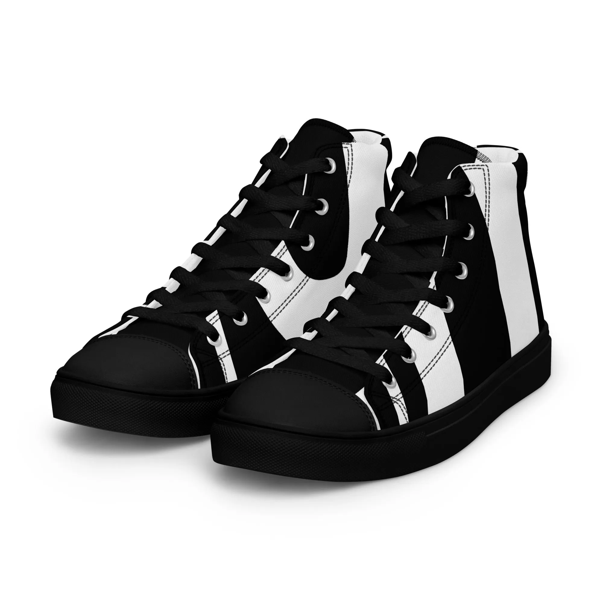 Women’s High Top Canvas Shoes Athletic Trainers Streetwear Apparel Ascension High Fashion Omega