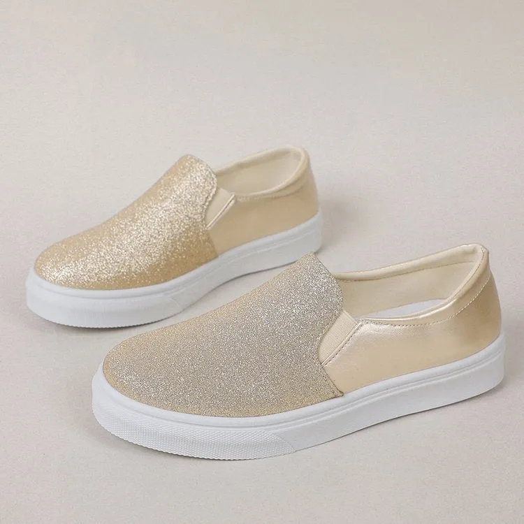 Women's Sequined Loafers