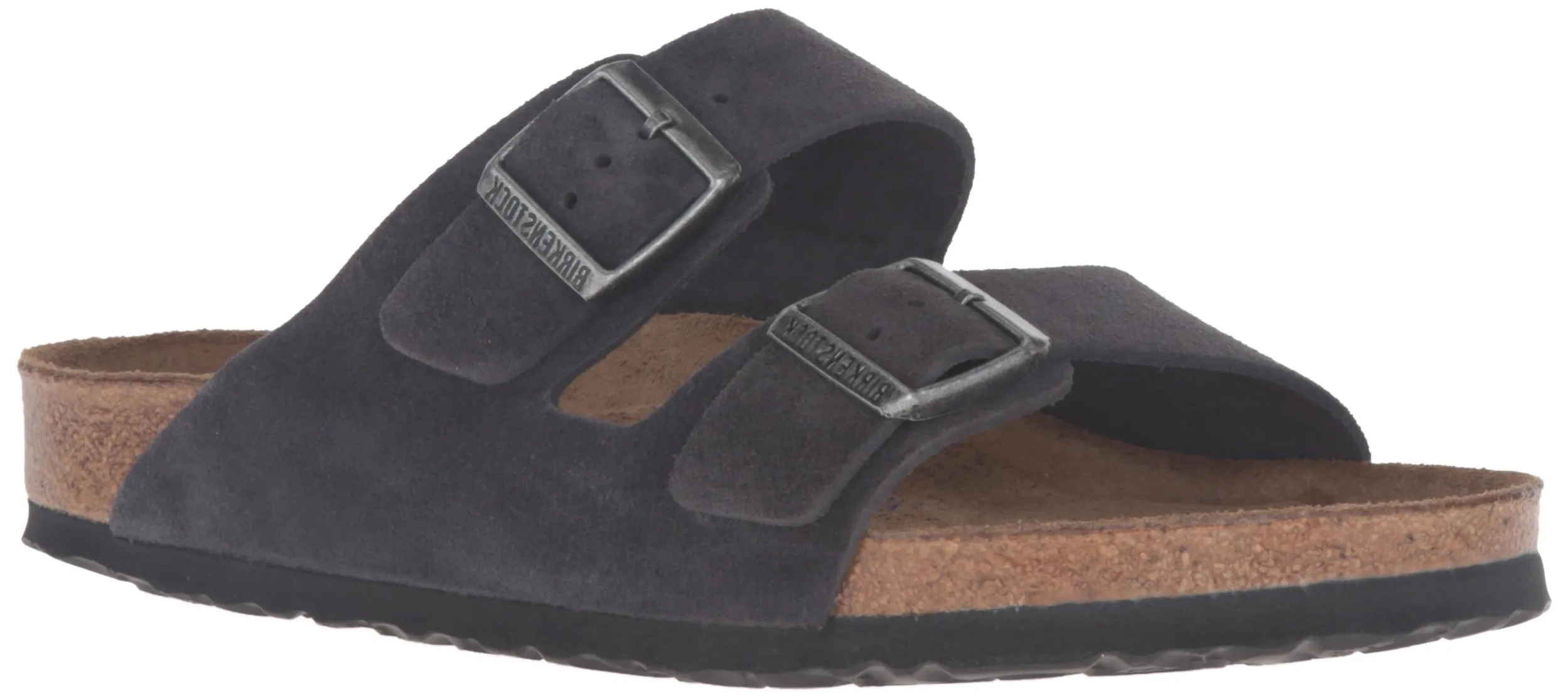 Women's Shoes Birkenstock ARIZONA Slide Sandals 0552323 VELVET GREY SUEDE