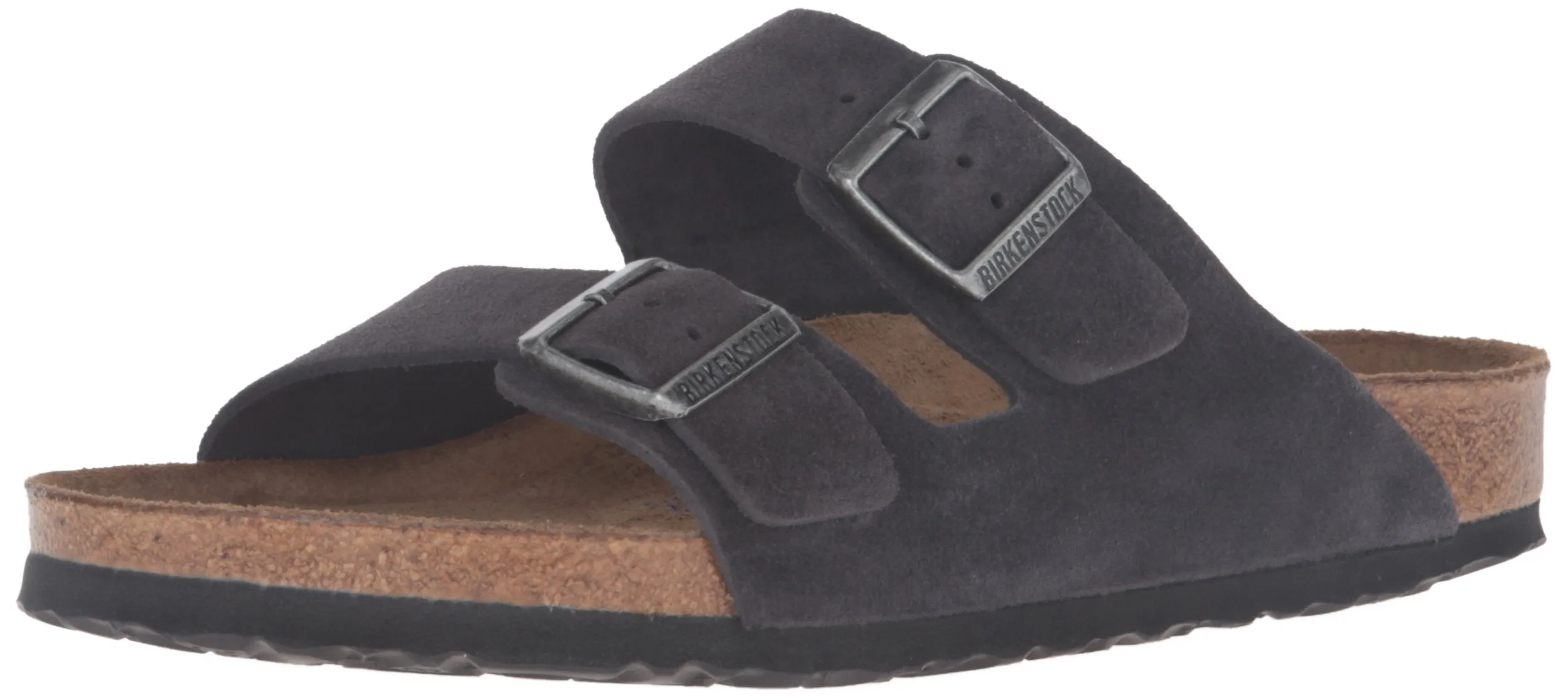 Women's Shoes Birkenstock ARIZONA Slide Sandals 0552323 VELVET GREY SUEDE