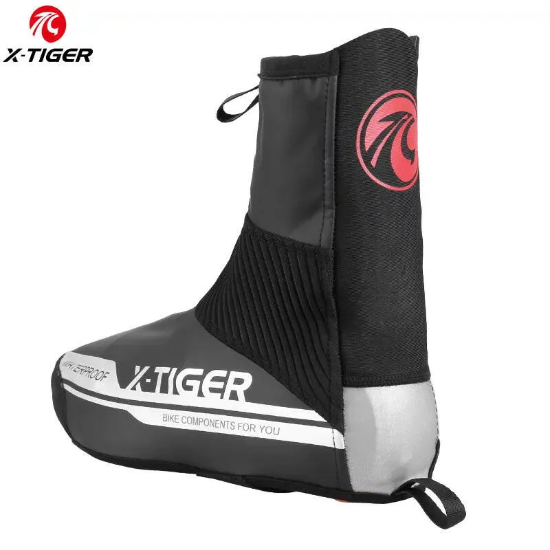 X-TIGER Cycling Shoe Cover Waterproof Reflective Anti-stain Bike Cycling Overshoes Covers Summer Mountain Bicycle Shoe Covers