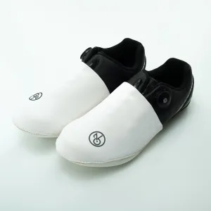 YKYW Cycling Pro Team & Classic Toe Covers Winter Warmer Neoprene Upper Rainproof Windproof white